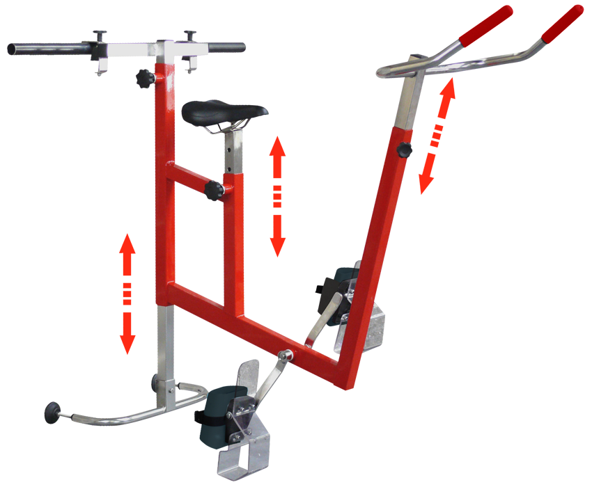 Vélo suspendu de piscine - aquabike Clem - archimède